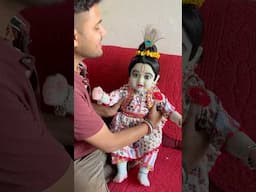 Tu aaj mainu rooh nal bharde #viralvideo #cutebaby #shorts #laddugopal