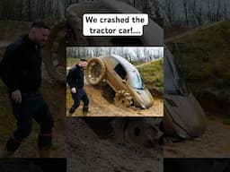 Crashing tractor cars #treacletowner #thetreacletowner #tractor #tractorvideo