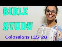 Colossians 1:15-28 Topic: Christ Is Supreme