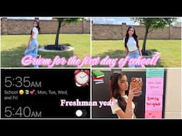 Get ready with me for the first day of school!! Freshman year*