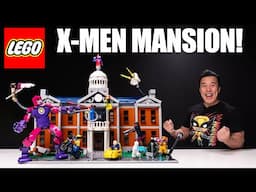 I BUILT THE LEGO X-MANSION!!! Lego Marvel X-Men '97 Set 76294 ft. Wolverine Speed-Build & Review!