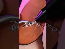 Making Permanent Jewelry using the Helix Permanent Jewelry Welder #permanentjewelry #microwelding