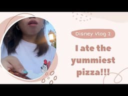 Disney Vlog (Part 2) Parade Compilation | ASMR | Yummiest pizza 🍕