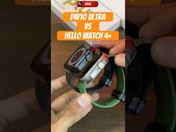 DW100 Ultra vs Hello Watch 4+ | Apple Watch Ultra Clones #applewatchultra #applewatchclones