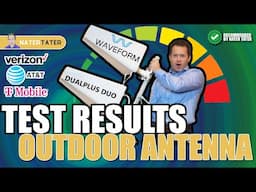 ✅Test Results! Waveform's New 5G DualPlus Duo! T-Mobile AT&T Verizon- MIMO Outdoor Cellular Antenna