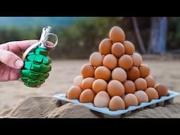 EXPERIMENT : How Strong The Eggs?? | Eggs VS