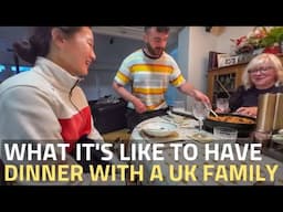 UK Vanlife Family Invites Korean Couple for Dinner - Vanlife in Wales