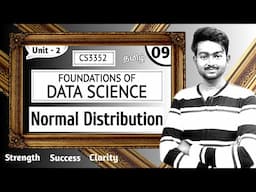 Normal Distribution in Tamil | Problem 2 | Foundations of Data Science in Tamil | Unit 2