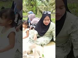 Kebersamaan di kebun sawit bersama keluarga besar #panorama #healing