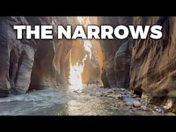 THE NARROWS:  put down the wooden stick and bring trekking poles!