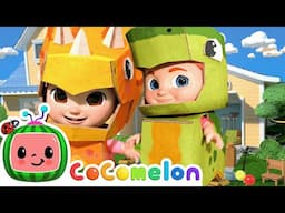 Construction Vehicles Song | Nina's Familia! |CoComelon - Nursery Rhymes with Nina