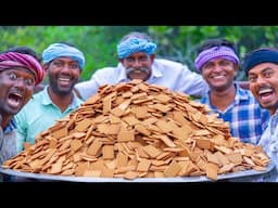 BISCUITS HALWA | Delicious Biscuit Recipe Cooking in Village | Sweet Halwa Recipe using Biscuits