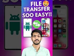 iPhone To Android Quick File Transfer 😱🔥