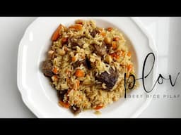 Russian/Uzbek PLOV (one pot rice pilaf)