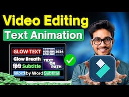 FREE Video Editing Text Animation | Wondershare Filmora Text Effects Tutorial!