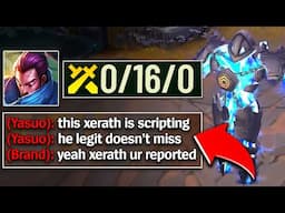 I made this poor Yasuo go 0/16 and what happens next is hilarious... (I GOT REPORTED)