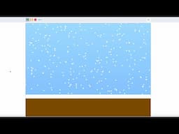 How to make a Nice Snow Effect Without any Clones in Scratch | Scratch Tutorial!