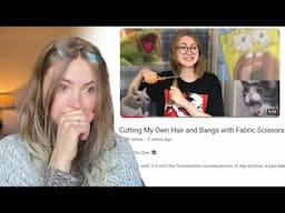 Reacting to My Old Viral Haircutting Video | y'all remember this one?