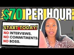 4 Websites & Apps to Make Up to $70 an hour - No Interviews , No Experience -Start Immediately! 2025