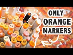 ALL Orange Markers in ONE Drawing