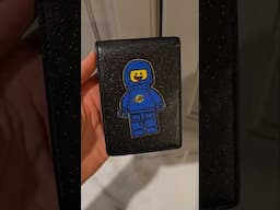 Handpainted Benny on a wallet link in my about me section #lego #Benny #legomovie