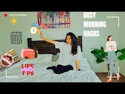 5 Fast Hacks for Busy Mornings| Working mom Morning Routines