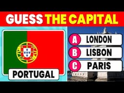 Guess the Capital Quiz🌍🚩✅ Ultimate World Capital City Quiz Challenge!