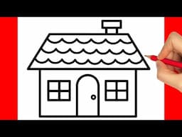 HOW TO DRAW A HOUSE EASY