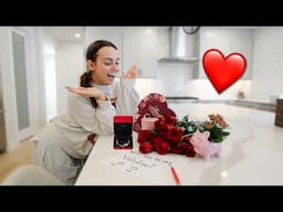 ASKING HER TO BE MY VALENTINE! *cute reaction*