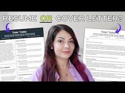 Resume vs Cover Letter: what’s the REAL difference?!