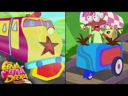 Train Journey: Fox on Track for Chicken Stops! 🦊🐔🚂| Eena Meena Deeka | Videos for kids