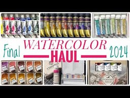 Final Watercolor Haul for 2024 - Unboxing