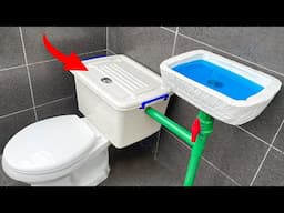 GREAT IDEA FROM CEMENT! I Made My Own Sanitary Ware At Super Cheap Price