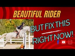 Don't make this mistake with your horse Riding Position Review and Equitation Tips