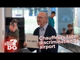 Chauffeurs experience discrimination at airport