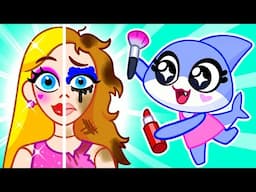 Wow!😍 My Doll Came To Life⭐ Princess Beauty Makeover👸 | Best Cartoons for Kids by Sharky&Sparky