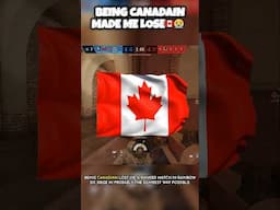 I lost a Rainbow Six match by being Canadian #rainbowsixsiege #r6 #r6siege