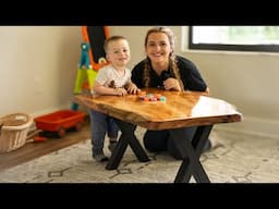 I Built A Very Special Table For My Son!