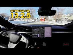 Tesla's FSD 13.2.5 - First Impressions Drive!