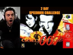 First time playing since a kid - going for WR speedrun Goldeneye 64 ( The Dam )