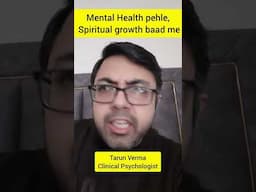 Mental Health pehle, Spiritual growth baad me #shorts #mentaldisorder #mentalillness #spirituality