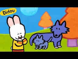 Didou dessine moi : Un Loup 🐺 | Compilation Enfants