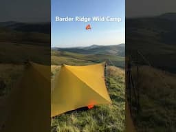 English Scottish Border Wild Camp.