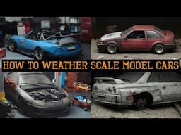 8 Simple Weathering Tricks & Techniques For Scale Modelers | How To Weather a Scale Model