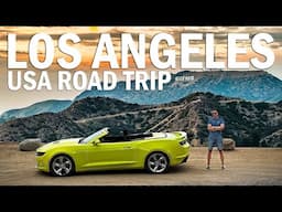 We managed to drive LA hills before the fires destroyed them. Beginning of our USA road trip | 4K