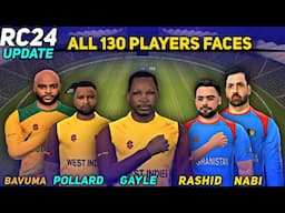 Real Cricket 24 New Update Launched || All 130 Players Faces | Rc24 New Update Phase-2 Update Part-2