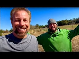 Helping My Friend OmarGoshTV at His Safe Haven Ranch Preparing For Winter!!