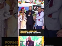 Former President #RamNathKovind casts his vote | #shorts