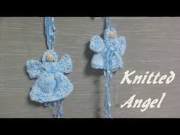 Knitted Angel\Small Knitted Doll/ Knitted toy/easy and simple]free pattern