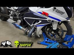 Twin Turbo Superbike (gsxr1k) w/Chris Moore #viral #superbike #viralvideo